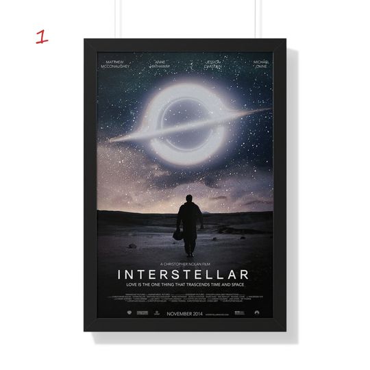 Discover Interstellar Movie Poster - Interstellar Print - Minimalist Movie Poster