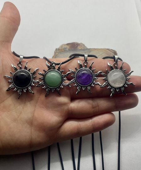 Discover Crystal Sun Pendant