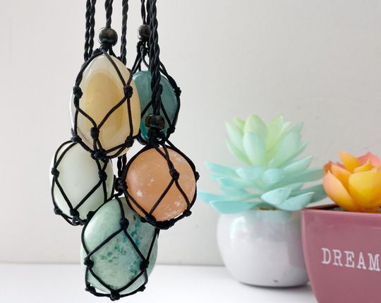 Discover Empty Net Cage Necklace, Crystal Necklace Cord, Crystal Net Necklace