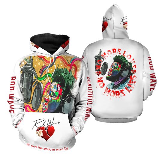 Discover Rod Wave 3D hoodie