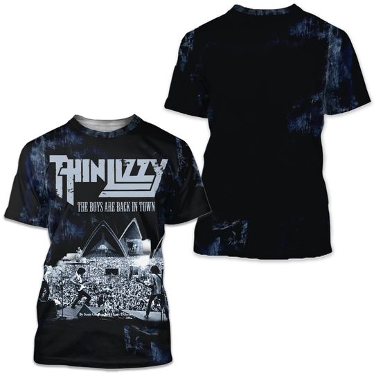 Discover Thin Lizzy 3D T Shirt
