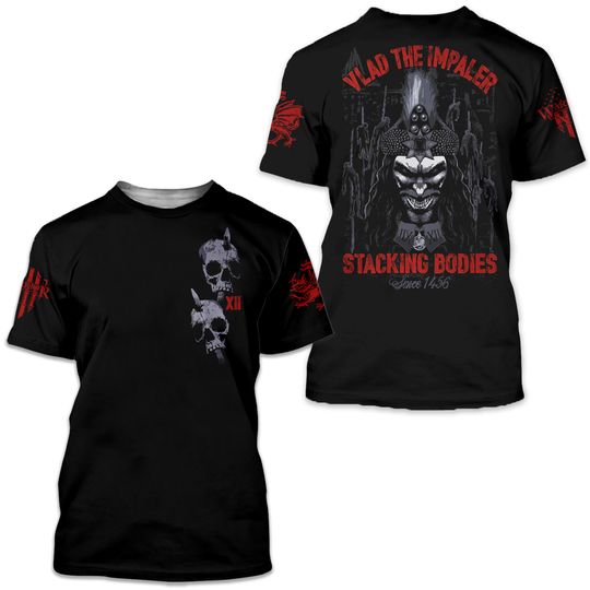 Discover Vlad The Impaler 3D Tshirt