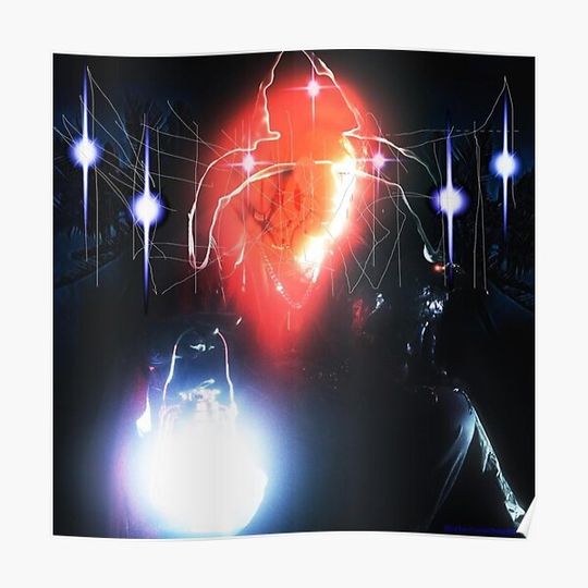 Discover Bladee - Red Light Premium Matte Vertical Poster