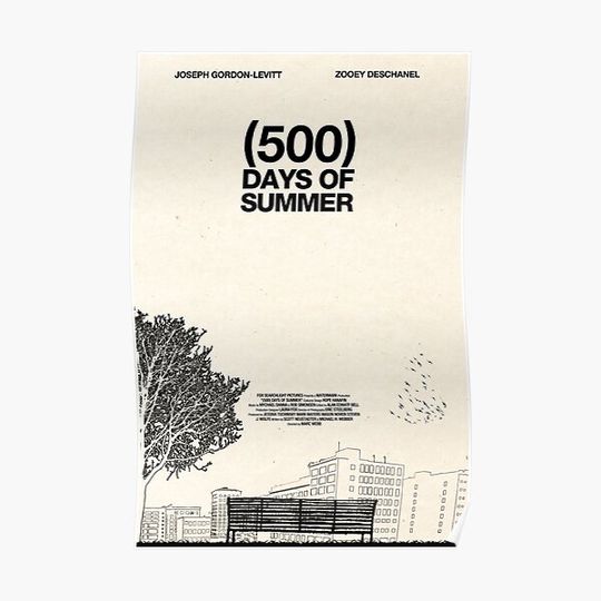 Discover (500) Days of Summer Premium Matte Vertical Poster