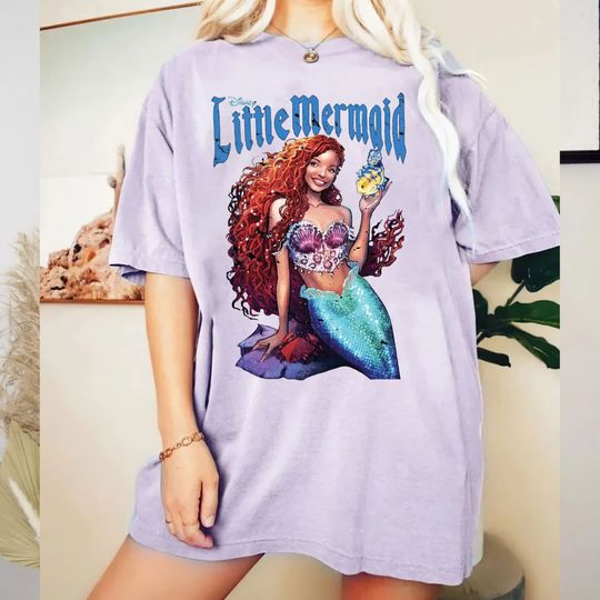 Discover Little Mermaid Comfort Shirt, Black Girl Magic Comfort shirt