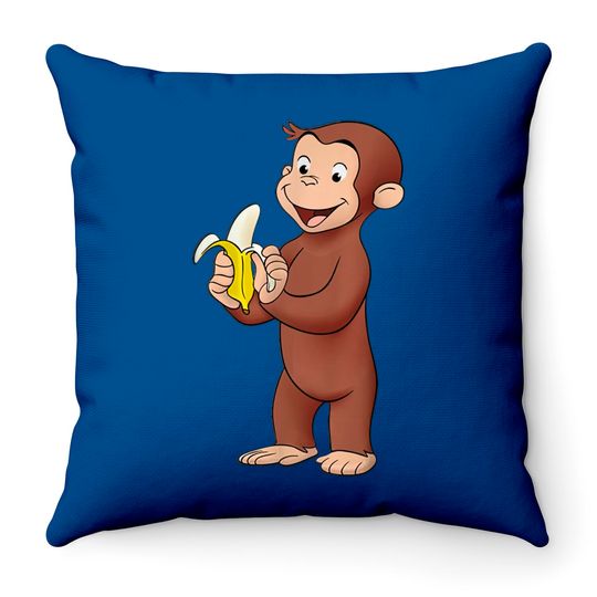 Discover Curious George Throw Pillows