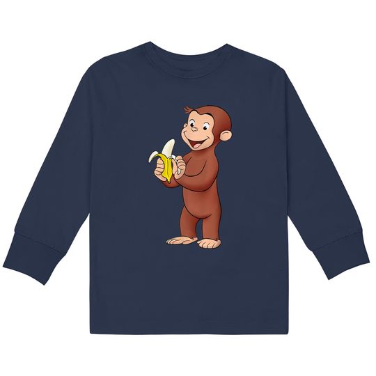 Discover Curious George Kids Long Sleeve T-Shirts