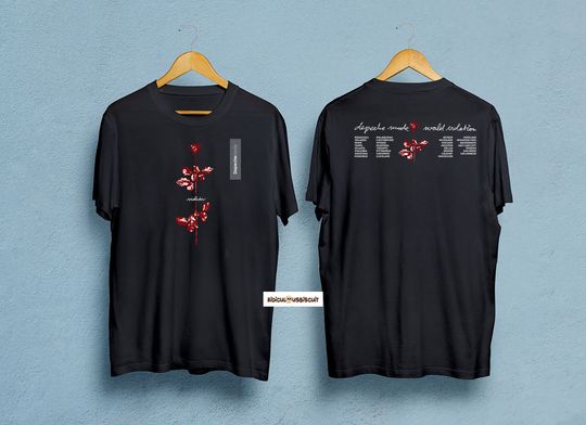 Discover 1990 DEPECHE MODE Vintage World Violator Concert T-Shirt, Depeche Mode Shirt, 90s Violator Tour Shirt