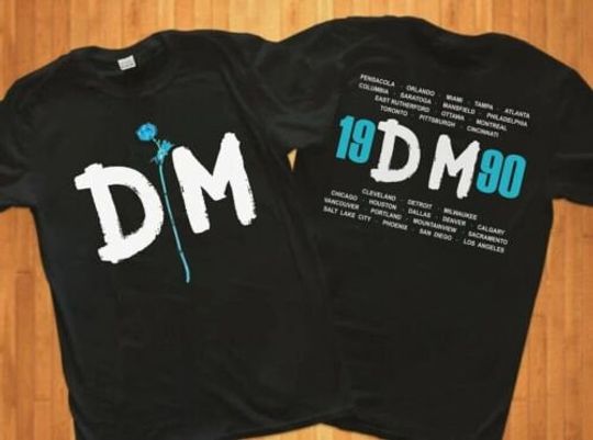Discover 1990 Depeche Mode Violator Tour T-Shirt, Depeche Mode Memento Mori Tour 2023 Shirt