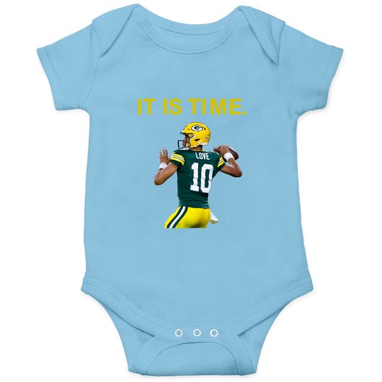 Discover Jordan Love "It is Time." Onesies