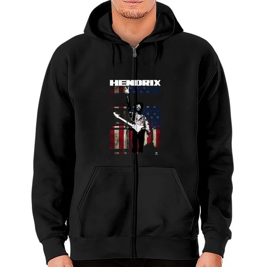 Discover Jimi Hendrix Experience Peace Flag Rock Zip Hoodies Zip Hoodies