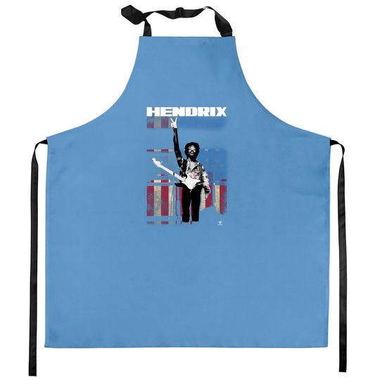 Discover Jimi Hendrix Experience Peace Flag Rock Kitchen Aprons Kitchen Aprons