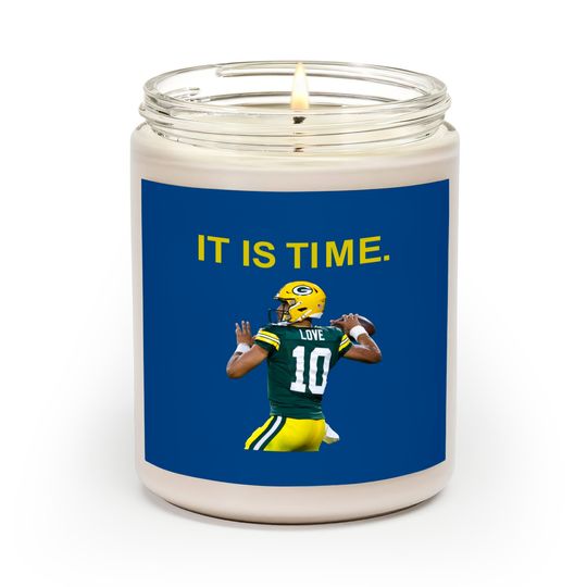 Discover Jordan Love "It is Time." Scented Candles