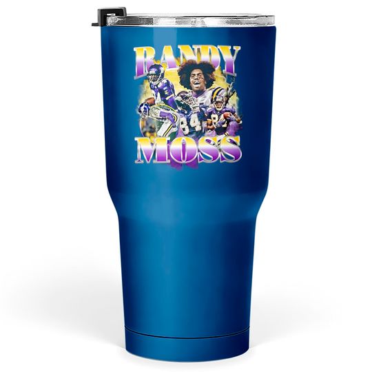 Discover Vintage Randy Moss 90s Style Rap Tumblers 30 oz, Justin Jefferson Randy Moss Tumblers 30 oz