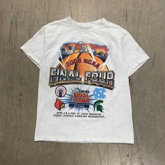 Discover Vintage 90s Final Four College Basketball Shirts - Louisville & Michigan State