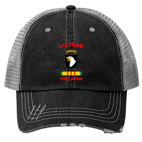 Discover 101st Airborne Division Vietnam Veteran Trucker Hats
