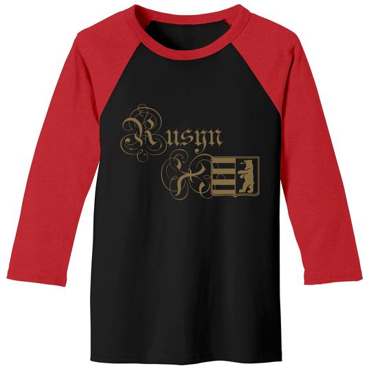 Discover Rusyn Crest Baseball Tees