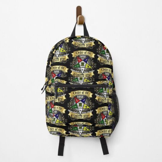 Discover OES Style Order Of The Eastern Star Logo Sistar Freemason Backpack