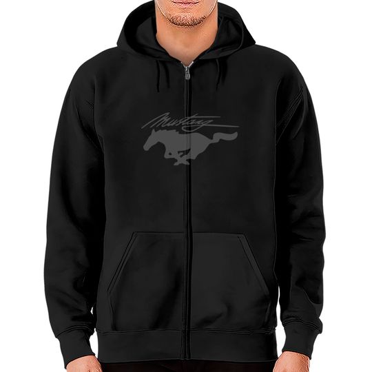 Discover Mustang Signature Zip Hoodies