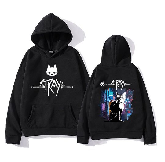 Discover Stray Game Cat Hoodies, Stray Video Game Pullovers Hoodie