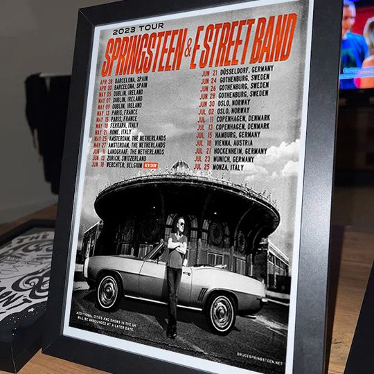 Discover Bruce Springsteen Tour 2023 Poster