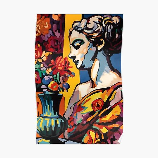 Discover Inspired by Henri Matisse classic painting Premium Matte Vertical Poster