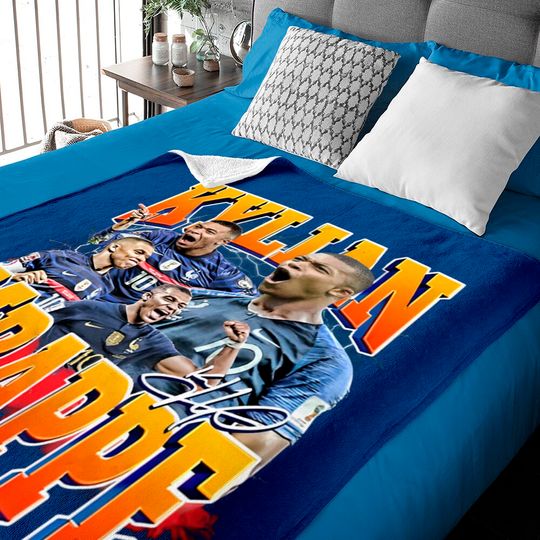 Discover Kylian Mbappe Baby Blankets, USA World Cup 2022 Baby Blankets, Qatar world cup