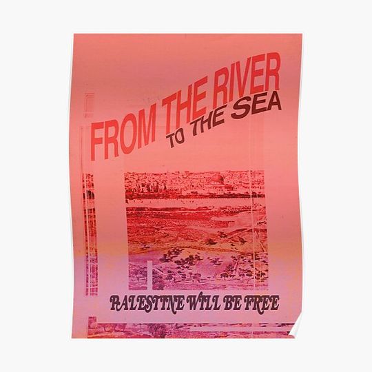 Discover FROM THE RIVER TO THE SEA Premium Matte Vertical Poster