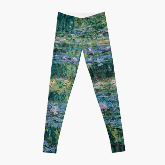 Discover Claude Monet - Water Lilies and Japanese Bridge Leggings