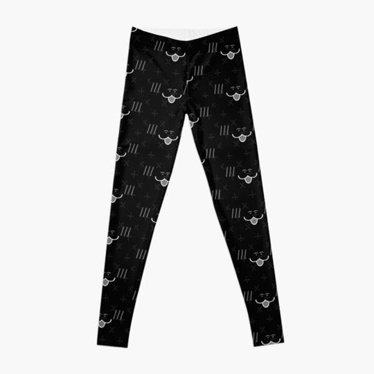 Discover nyan blush : nyan blush black mask Leggings