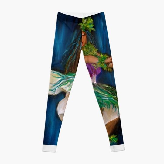 Discover Merrie Monarch Hula Leggings