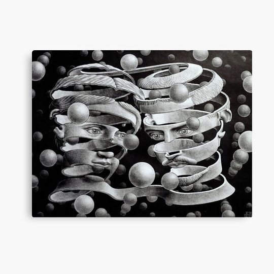 Discover Bond of Union, by M.C. Escher Canvas