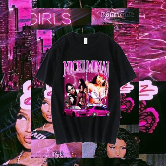 Discover Nicki Minaj Rapper 90's T-Shirt