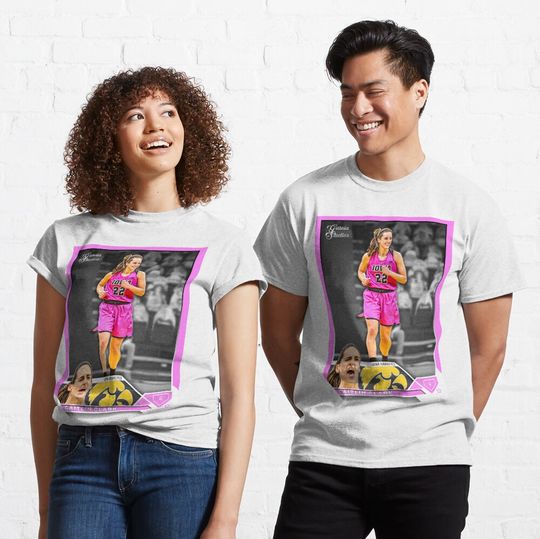 Discover Caitlin Clark - Women's Basketball trading card - Pink Classic T-Shirt
