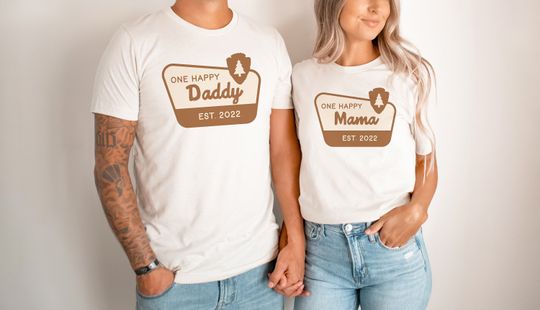 Discover One Happy Camper Matching Family Shirts, First Birthday Shirt