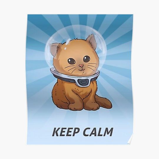 Discover Keep Calm Kitty Premium Matte Vertical Poster