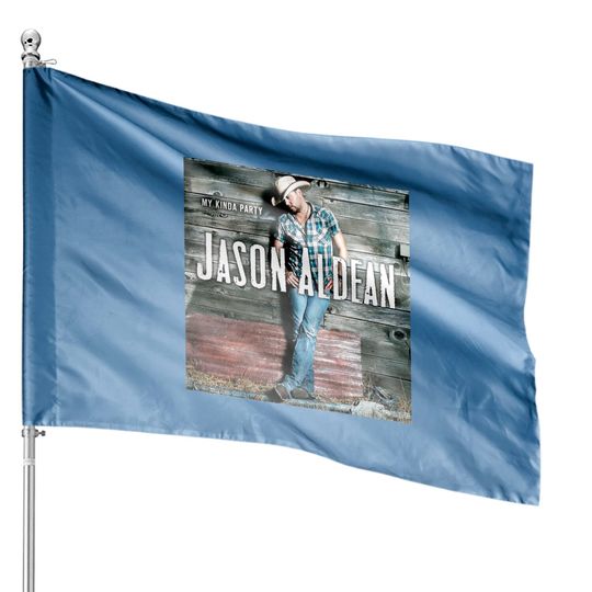 Discover Jason Aldean Poster House Flags