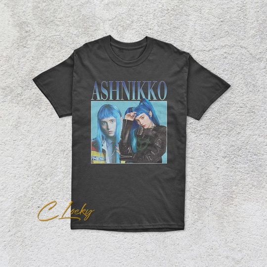 Discover Ashnikko T-Shirt American Singer Pop Hip Hop Vintage T-shirt