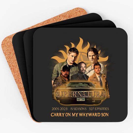 Discover Supernatural Vintage Coasters, Supernatural Movie Coasters