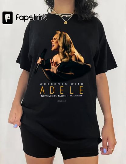 Discover Weekends With Adele The World Tour 2023-2024 Merch, Adele Tour Dates 2023-2024 Shirt