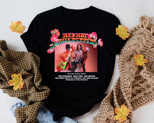 Discover Red Hot Chili Peppers Band World Tour 2023 Shirt