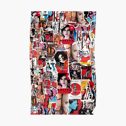 Discover Almodovar Collage Premium Matte Vertical Poster