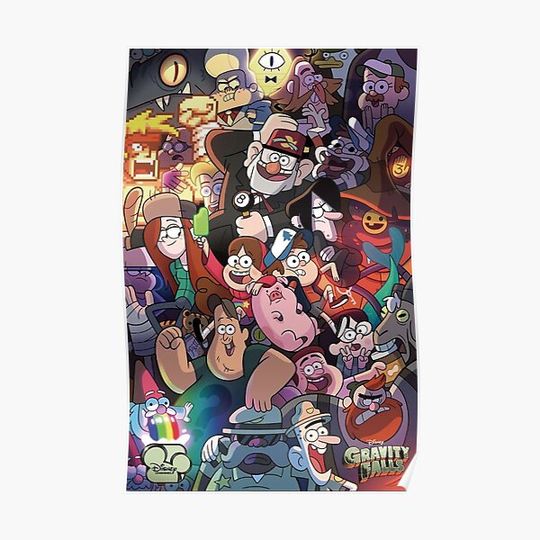 Discover Gravity Falls Poster Premium Matte Vertical Poster