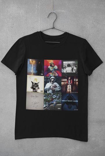 Discover J. Cole Album Covers Unisex Heavy Cotton Tee