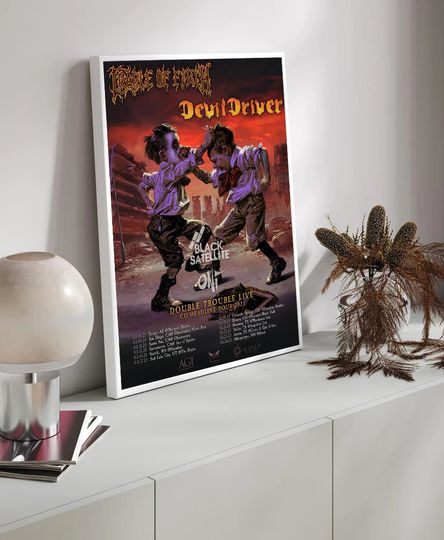 Discover Cradle Of Filth + DevilDriver - Tour 2023 Wall Dercor Poster