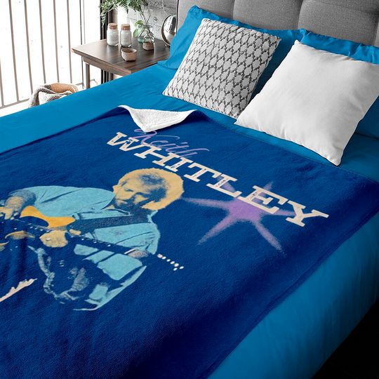 Discover Keith Whitley Purple Guitar Baby Blankets, American Country Music Keith Whitley Vintage Baby Blankets