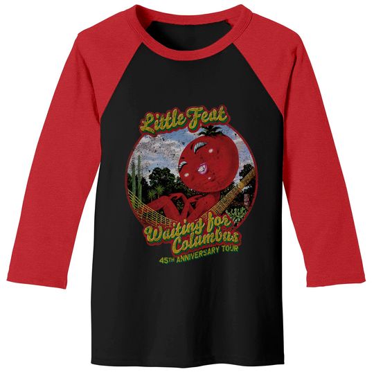 Discover Distressed Little Feat Columbus Vintage Tour - Band - Baseball Tees