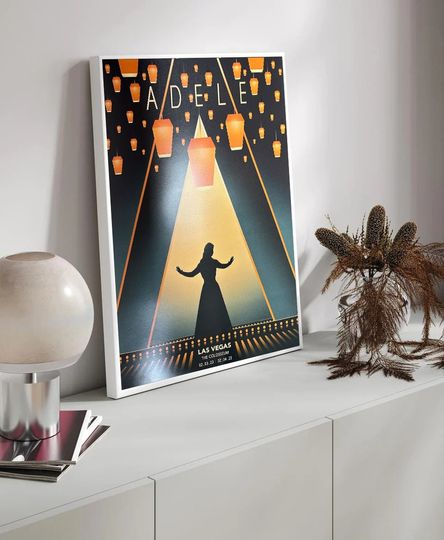 Discover ADELE Tour Poster Las Vegas RESIDENCY Tour Poster 2023