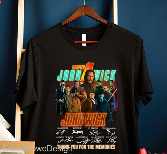 Discover John Wick 4, Baba Yaga T-Shirt, Keanu Reeves shirt, John Wick shirt