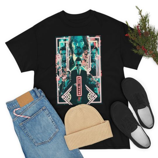 Discover John Keanu Reeves Wick Chapter 4 Poster T-Shirt
